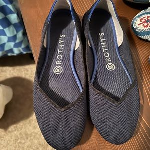 Rothys metallic herringbone